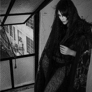 1920 Opera Cape silk hand beaded